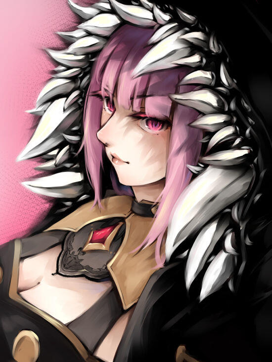 Digital fanart of Mori Calliope, a Vtuber from Hololive.